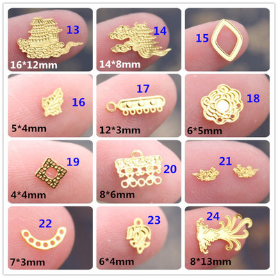 taobao agent Doll, accessory, metal small epoxy resin flower-shaped