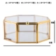 Круглая восьмиугольная ювелирная коробка золота (поврежденная добавка)