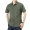 Jeep Shield Summer Business Casual Kẻ sọc ngắn tay áo sơ mi Thanh niên nam Cotton Loose Quần áo bảo hộ lao động Áo mỏng - Áo