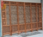 Dongyang woodcarving gỗ rắn hollow craft hoa cổ điển cửa sổ hiên phân vùng màn hình sàn hai mặt khắc kết hợp gấp màn hình vach ngan phong khach