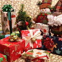 Рождественская подарочная коробка, набор, упаковка, защитный амулет, макет ручной работы, украшение, подарок на день рождения, «сделай сам»