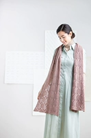 "Kenchiku" Скляп -шарф с плетеная схема перевода.