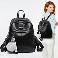 Рюкзак, сумка через плечо, трендовый кожаный ранец для отдыха, из натуральной кожи, коллекция 2023, в корейском стиле