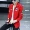Thêu denim áo khoác nam xã hội tinh thần chàng Slim áo khoác Hàn Quốc phiên bản của xu hướng của người đàn ông màu đỏ nhanh chóng với cùng một đoạn