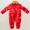 Baby dây kéo jumpsuit cotton mùa hè mỏng phần sơ sinh quần áo bé sơ sinh dài tay đồ ngủ nam và nữ romper bé - Áo liền quần