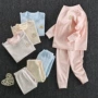 Bộ đồ lót cotton chải kỹ cho bé Bộ quần áo thu đông cho bé - Quần áo lót áo bé trai