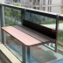 Bàn treo ban công mới có thể gập lại bàn học ngoài trời đơn giản hiện đại nhà gỗ nhựa máy tính để bàn tất cả các khung nhôm không thấm nước bàn gấp gọn bàn làm việc chân sắt Bàn