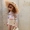 Áo tắm nữ trẻ em mới của Hàn Quốc áo tắm chia eo cao quần dài tay áo chống nắng cho trẻ em tắm nước nóng mùa xuân - Bộ đồ bơi của Kid