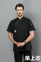 Черный, короткий рукав