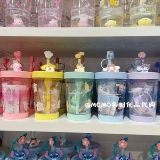 Miniso Nutcho Sanrio Yulu Gui собака красочная чашка мелати симпатичная портативная соломенная чашка на открытом воздухе
