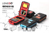 Lengsgo Camera Bateed Card Box Card Card Card LPE6 Компания для хранения аккумулятора SD CARD CF CARD XQD CARD