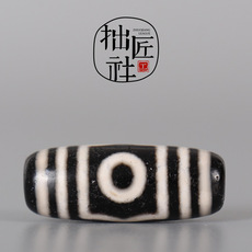 Украшения на шею 西藏三眼天珠 藏传天珠真品 diy佛珠手串顶珠配珠项链吊坠配饰