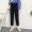 Quần nữ sinh viên lỏng lẻo phiên bản Hàn Quốc của ulzzang hoang dã phong cách Harajuku bf overalls quần ống rộng ống quần