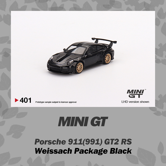 MINI GT 1:64 Porsche 911(991) GT2 RS Weissach Package LHD