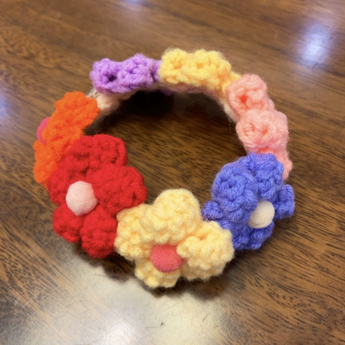 Плетеный шарф с буквами, трикотажный бесшумный колокольчик, аксессуар, делается под заказ, домашний питомец