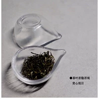 [玻璃茶赏茶荷 分茶盘赏茶盘透明磨砂茶则茶勺功夫茶道茶具零配件]