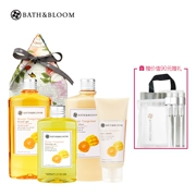 Thai Bath & Bloom Mango Citrus Body Care 4 Piece Body Lotion Massage Oil Cream Hand + Body Wash
