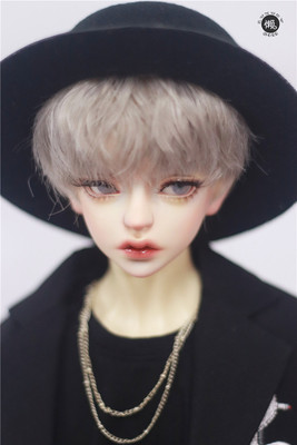 taobao agent Lazy baby BJD wig 346 points, uncle SD Dragon Soul Boy Daily Micro -curled Short Hair Male God Fake Golden Brown Red Gray