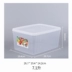 Tim IKEA dung lượng lớn trái cây hộp lưu trữ tủ lạnh tủ lạnh rau hộp hộp kín hộp nhựa hình chữ nhật nhà - Đồ bảo quản Đồ bảo quản