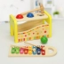 đồ chơi trẻ em bằng gỗ bóng gõ gõ bàn Qintai octave gõ trẻ đàn piano câu đố và trẻ nhỏ đồ chơi giáo dục bằng gỗ cho trẻ em Đồ chơi bằng gỗ