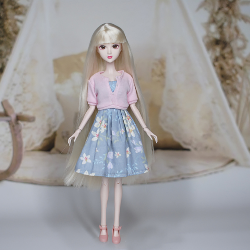 Huahua Girl's Full Setgirl gift 6 points OB Xinyi doll doll16 body A generation The second generation body dolly Plastid Naked baby