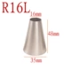 R16L (диаметр маленького отверстия 16 мм)