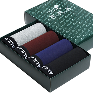 4 hộp quà tặng nam đồ lót nam boxers modal trai đồ lót thể thao thanh niên kích thước lớn bốn điểm quần set 3 quan sip nam