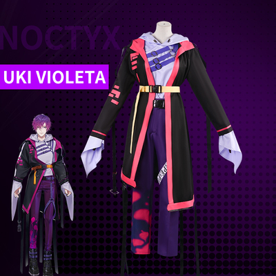 taobao agent Rainbow Society cosplay virtual anchor Uki Violeta cos clothing male animation NOCTYX VTuber