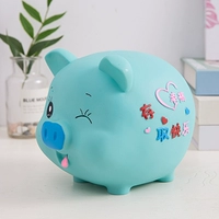 Большая много денег, Happy Pig Blue (можно хранить) (можно хранить)