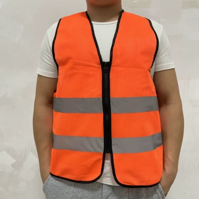 Tùy chỉnh 
            quần áo phản quang in hình công nhân vest xây dựng vest an toàn giao thông quần áo đi đêm cảnh báo quần áo vệ sinh quần áo dày ao phản quang 