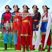 Quần áo Tây Tạng, áo choàng mới của người Tây Tạng, quần áo khiêu vũ thiểu số Tây Tạng, bình khí quyển, trang phục, Zhaxide