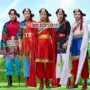 Quần áo Tây Tạng, áo choàng mới của người Tây Tạng, quần áo khiêu vũ thiểu số Tây Tạng, bình khí quyển, trang phục, Zhaxide thời trang nam nữ