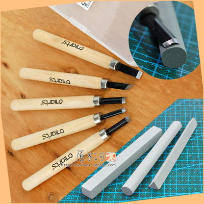 taobao agent Evanizing knife 5-piece Ladoll stone powder and clay-American soil oil mud soft pottery sculpture tool grinding knife and stone corner knife