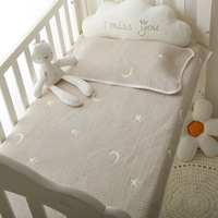 Детское зимнее дышащее одеяло, хлопковая простыня для детского сада, кроватка