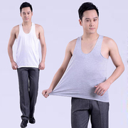 Mùa hè người đàn ông trung niên bông vest sling trung niên ông già áo lỏng kích thước lớn cha phần mỏng