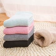 Vớ mùa đông tất nữ vớ dày len cộng với nhung ấm cotton vớ cotton khăn mùa đông siêu dày cashmere vớ nam