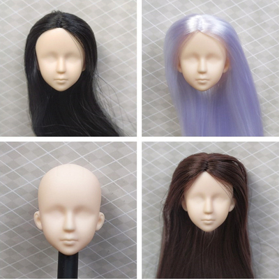 taobao agent Genuine 6 Division of Heart Doll Baiyamu Er Er Bald Head Real Makeup No Makeup OB27 Men's Head Carving