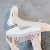 Летняя нескользящая белая обувь для беременных, Гонконг, из натуральной кожи, коллекция 2022