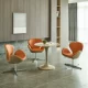 Один таблица 3 стула [Hermes Orange]