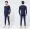 Đồ lót nhiệt hai dây mới 2017 cho nam và nữ dày cộng với bộ đồ nhung trẻ trung cổ tròn đơn giản màu cotton phù hợp