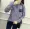 Thanh niên phiên bản Hàn Quốc mùa thu nữ áo dài tay thêu hoang dã quần áo học sinh trung học cơ sở chạm đáy áo - Áo sơ mi dài tay áo sơ mi kẻ nữ dài tay