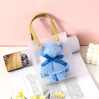 Медведь фрукты сумки-синие