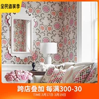Yiyu Import Simple American Elegant Pure Paper обои спальня ресторан большой цветок