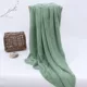 Зеленое банное полотенце