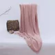 Розовое банное полотенце