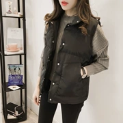 Bản gốc mùa thu đông mới vest lỏng nữ ngắn quần cotton hoang dã phiên bản Hàn Quốc 2018 vest sinh viên áo ngắn
