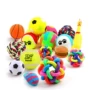 Pet toy puppy dog ​​ball vocal mol cắn đào tạo Keji Schnauzer chó con mèo đồ chơi vật nuôi - Mèo / Chó Đồ chơi đồ chơi cho chó to