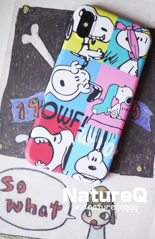 Nuby, snoopy, phone case, 6/7/8/, fall protection