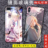 Fate my king saber apple 8 anime shell phone phone tùy chỉnh iPhoneXsMax glass 7plus Jude 6s set - Phụ kiện điện thoại di động giá đỡ điện thoại xe máy