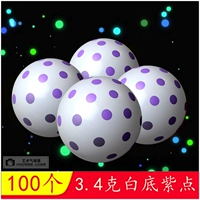 100 фиолетовых точек на белом фоне